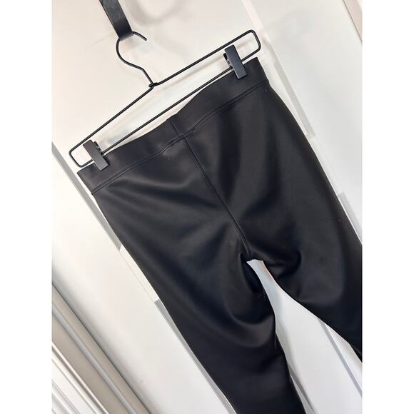 Express Women's Faux Suede Stretch Elastic Waist Skinny Leggings Black‎ SZ Small - Picture 6 of 11